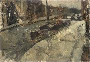 George Hendrik Breitner The Prinsengracht at the Lauriergracht, Amsterdam Sweden oil painting artist